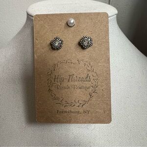 Brighton star stud earrings